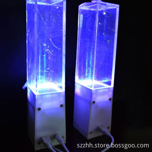 Portable speaker support all of audio devices, with LED lighting effects and perfect acoustic effect